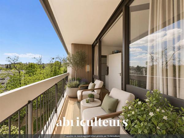 Magnifique panorama en dernier étage appartement T5 de 99m² en vente à Garches (92380)