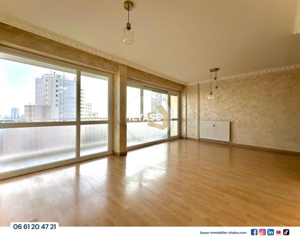 Chalon-sur-Saône (71100) Appartement T4 | 75 m² | Balcon | Cave