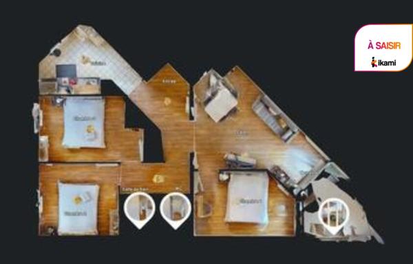 APPARTEMENT T4 GRENOBLE 67 M2