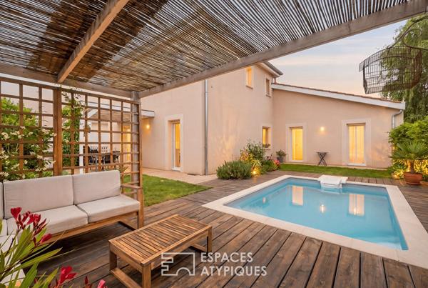 Maison récente avec piscine