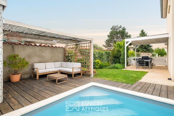 Maison récente avec piscine