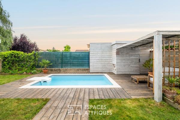 Maison récente avec piscine