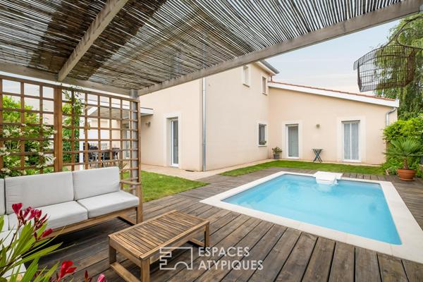 Maison récente avec piscine