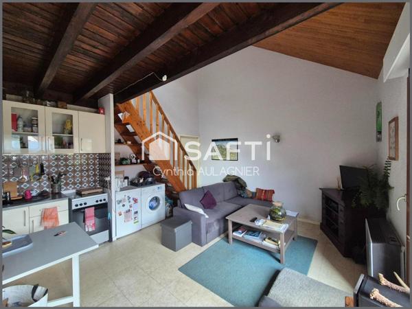 Appartement T2 + mezzanine - Vendu loué