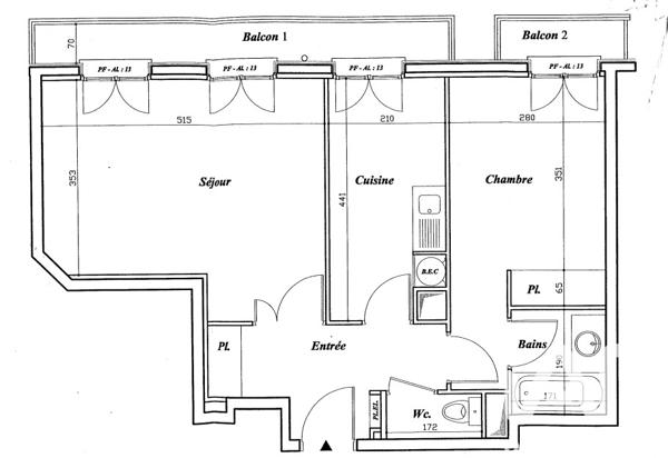 Appartement à vendre 2 pièces 53 m² Puteaux