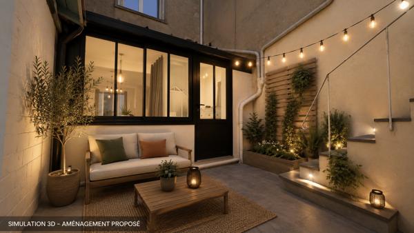 Maison de charme en centre ville avec garage et studio loué
