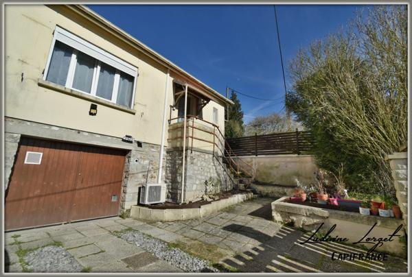 Maison à vendre 4 pièces de plain-pied Hameau de NEUILLY SAINT FRONT (02) - 86m2 habitables - 3 chambres- sous sol - Terrain 900m2 à la campagne