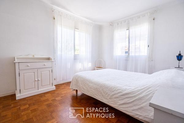 Appartement de charme avec balcon, garage, cave et jardin