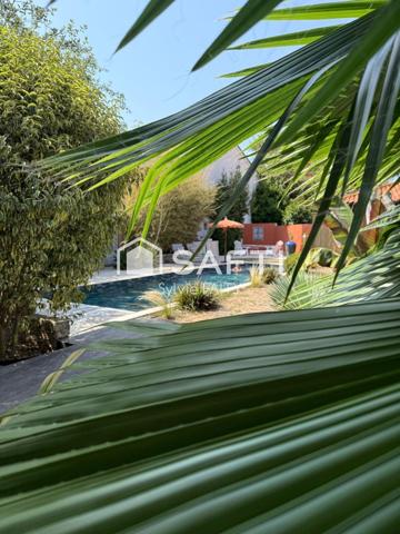 CENTRE VILLE ANDERNOS LES BAINS - maison principale 7 pièces - T3 indépendant - piscine - double garage