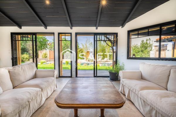 CENTRE VILLE ANDERNOS LES BAINS - maison principale 7 pièces - T3 indépendant - piscine - double garage