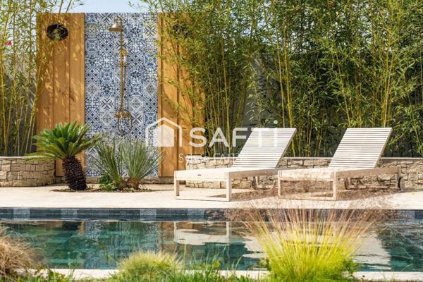 CENTRE VILLE ANDERNOS LES BAINS - maison principale 7 pièces - T3 indépendant - piscine - double garage