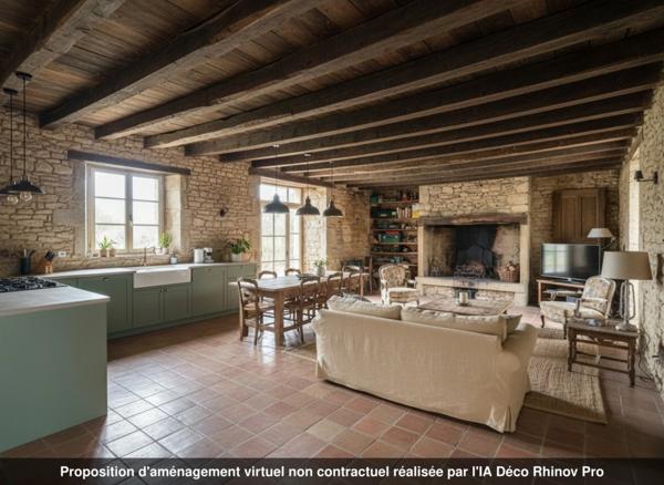 Ensemble immobilier authentique