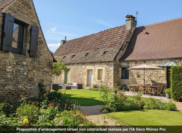 Ensemble immobilier authentique