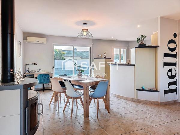 Pavillon de plain-pied de 106 m2 habitable, parfaitement entretenu, lumineux et idéalement localisé