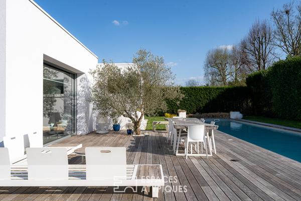 Maison d’architecte avec piscine