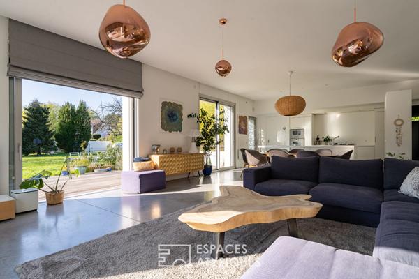 Maison d’architecte avec piscine