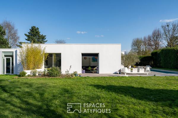 Maison d’architecte avec piscine
