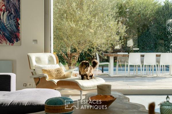 Maison d’architecte avec piscine