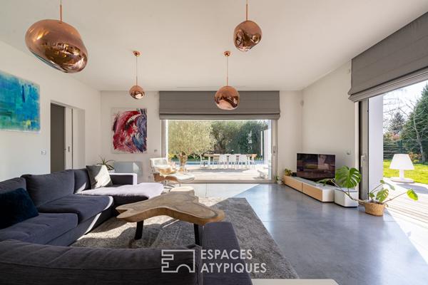 Maison d’architecte avec piscine