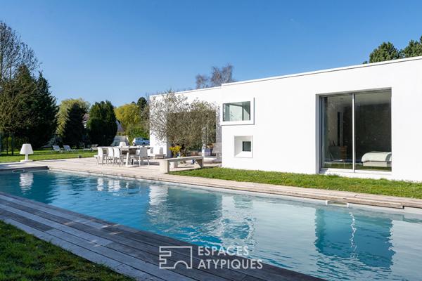 Maison d’architecte avec piscine