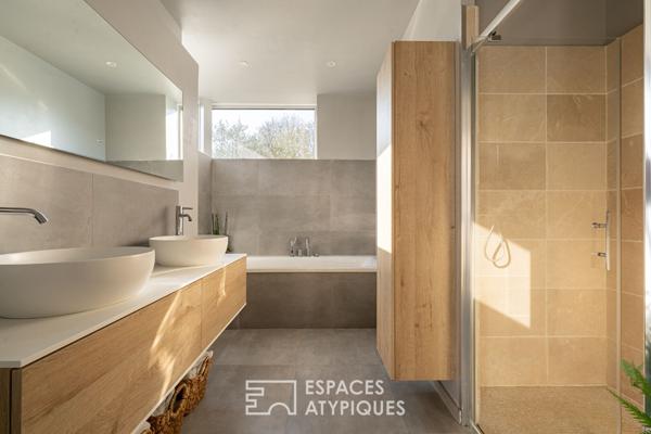 Maison d’architecte avec piscine