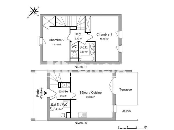 Location Maison 3 pièces 67 m² - 365 BOULEVARD ERNEST HEMINGWAY Beziers 34500