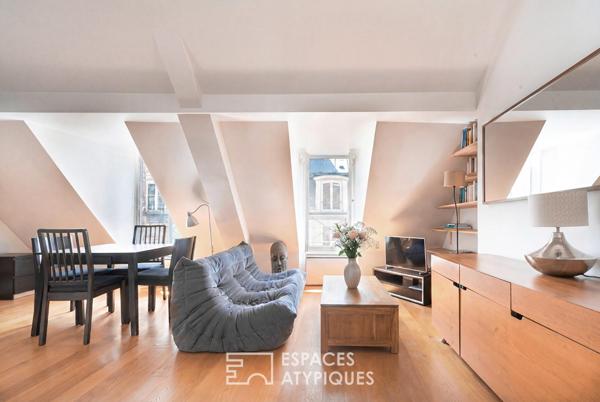 Appartement en dernier étage lumineux à deux pas de la Place des Vosges