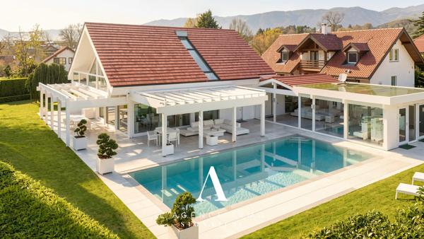 Villa d’Exception T7 Piscine Sous-Sol Aménagé Prestations Haut de Gamme Prévessin-Moëns 01280
