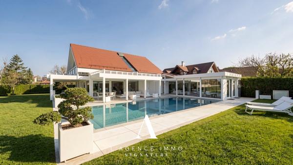 Villa d’Exception T7 Piscine Sous-Sol Aménagé Prestations Haut de Gamme Prévessin-Moëns 01280