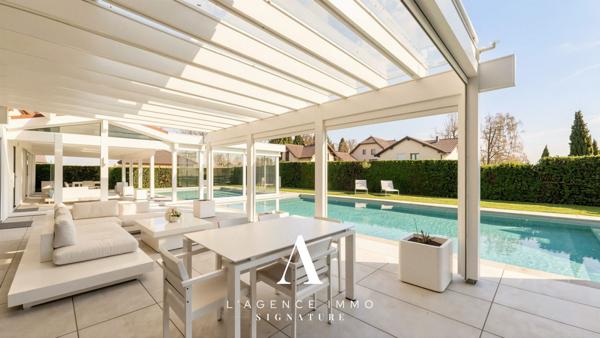 Villa d’Exception T7 Piscine Sous-Sol Aménagé Prestations Haut de Gamme Prévessin-Moëns 01280