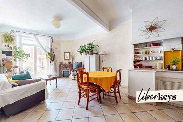 Aubagne centre T4 atypique ~87m² avec terrasse ~16m² et des rangements