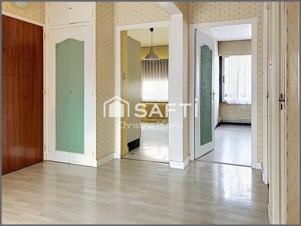 Appartement familial traversant et beau balcon