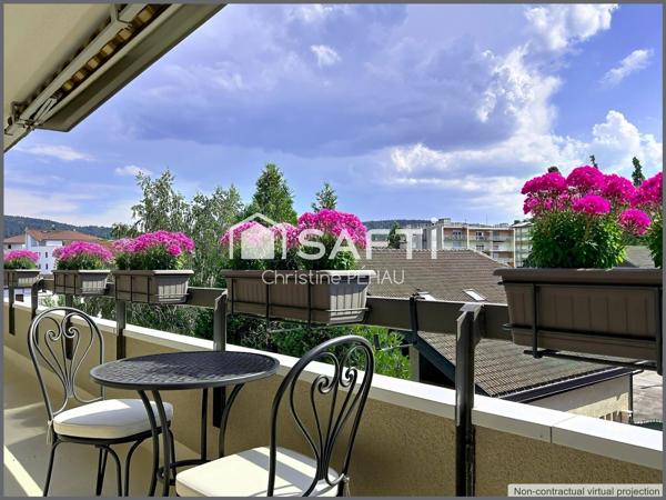 Appartement familial traversant et beau balcon