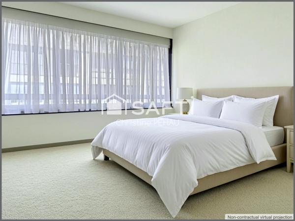Appartement familial traversant et beau balcon