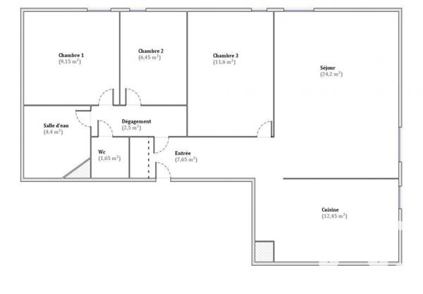 Appartement à vendre 4 pièces 80 m² Nice