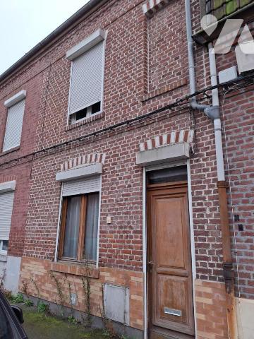 LILLE proche CHU EURASANTE Maison 83m² habitables -3 chambres -cave et grande  TERRASSE SUD