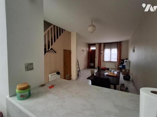 LILLE proche CHU EURASANTE Maison 83m² habitables -3 chambres -cave et grande  TERRASSE SUD
