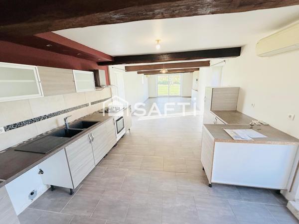 Propriété 3 logements sur terrain de 3,5ha