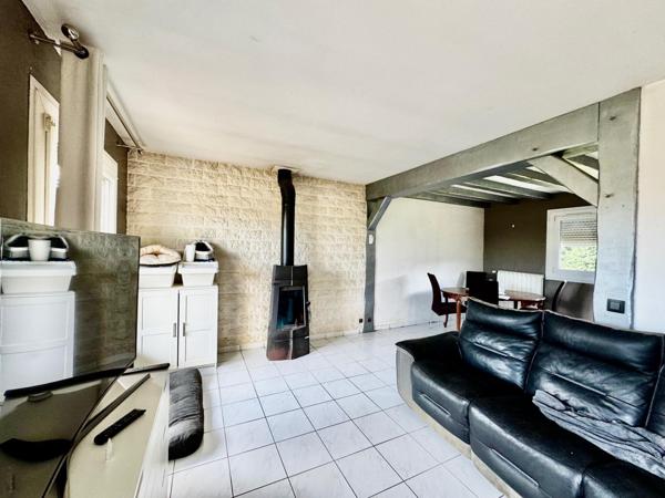 Maison individuelle 119 m2 - 725 m2 terrain- 3 chambres- sous-sol total- Rosny-sur-Seine