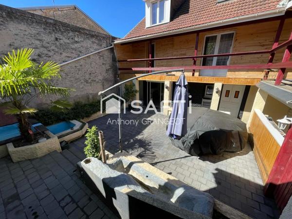 Maison de ville familiale, 224M², jardin, piscine VENDUE MEUBLEE