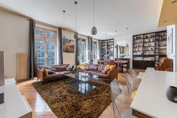 LYON 03 – Appartement 6 pièces de 153 m² avec balcon, caves et grenier