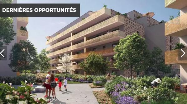 Appartement Neuf T4 de 86,43m² + Balcon + Parkings à TOULOUSE