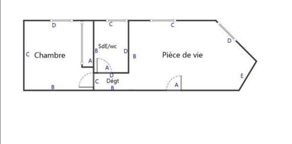 LE RELECQ-KERHUON : À LOUER APPARTEMENT T1 MEUBLÉ