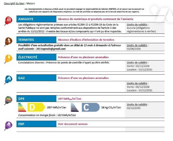 MAISON R+1 AVEC GARAGE ET TERRAIN A RENOVER