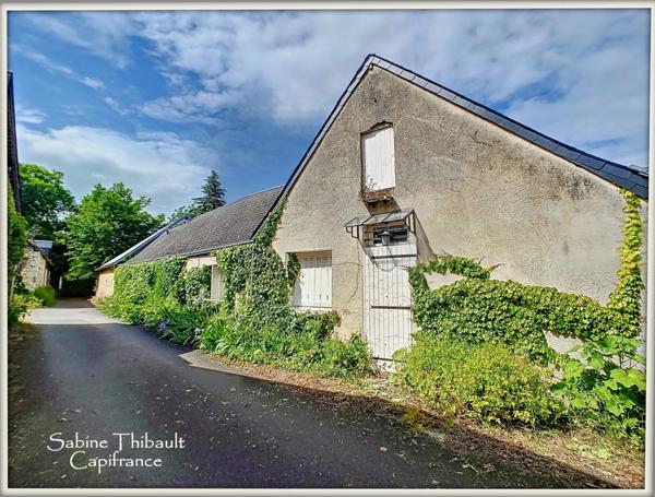 Dpt Indre et Loire (37), à vendre MARCILLY SUR MAULNE maison 7 pièces - 173 m2 - Terrain clos