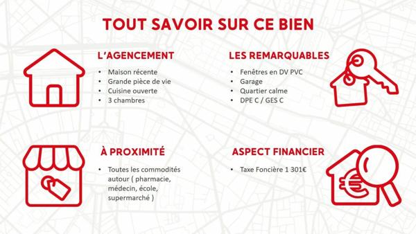 Maison à vendre    4 pièces • 88,97 m2 Chenôve