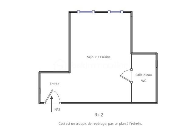 Studette de 15 m²