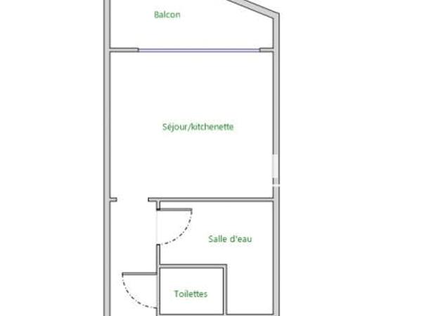 Location Appartement meublé 2 pièces 30.43 m² - 26 RUE MARCEL SEMBAT Saint-nazaire 44600