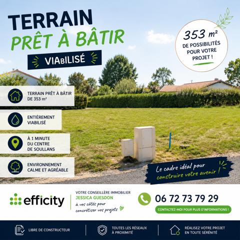 Terrain
        
        - 353 m² 72 070 € *