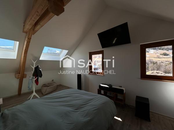 Maison 120m²– 3 chambres – Terrain 1187m² – Garage